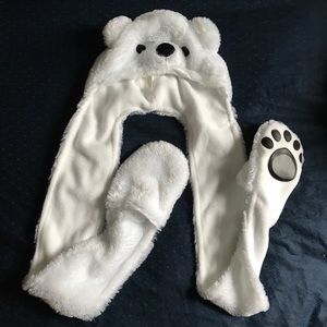 Panda Spirit Hood with Mittens